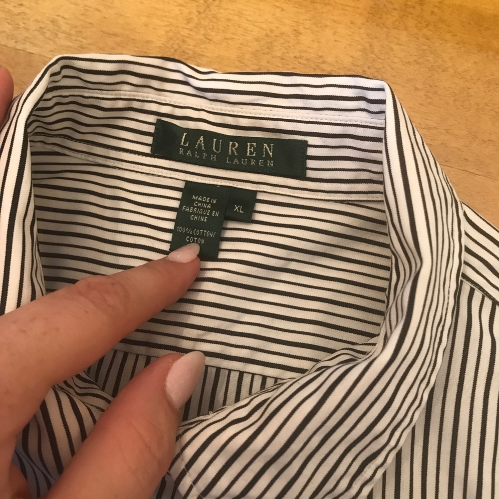 Ralph Laurent 3/4 Poet Sleeve blouse - Picture 4 of 4